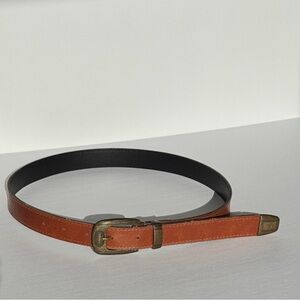 Men's Tan Leather Belt